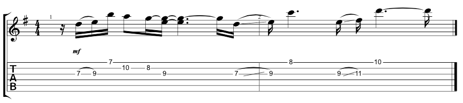 Lead Verse 2 Riff 2
