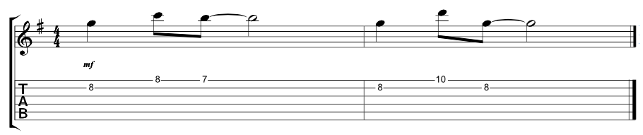 Lead Verse Riff 1
