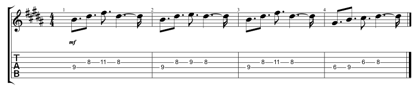 Lead Bonus Intro Riff