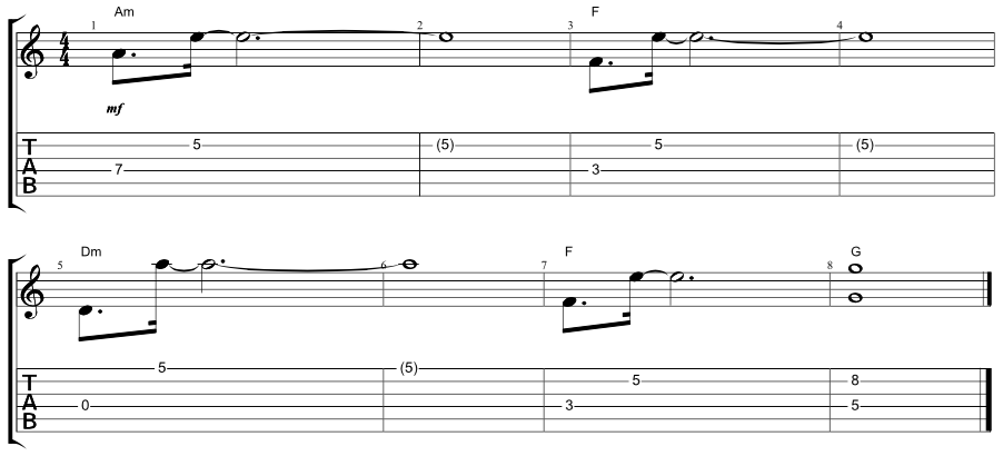 Lead Verse 1 Picking