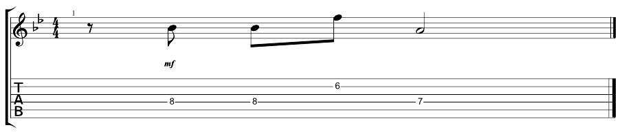 Lead Verse 1 Riff 2