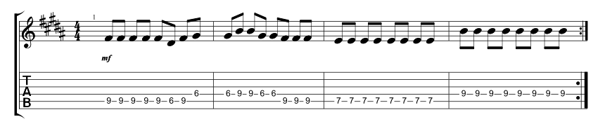 Lead Instrumental Riff