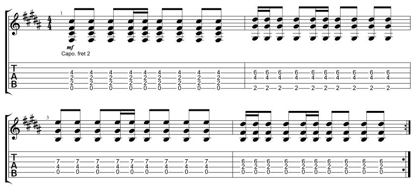 Solo Acoustic Intro