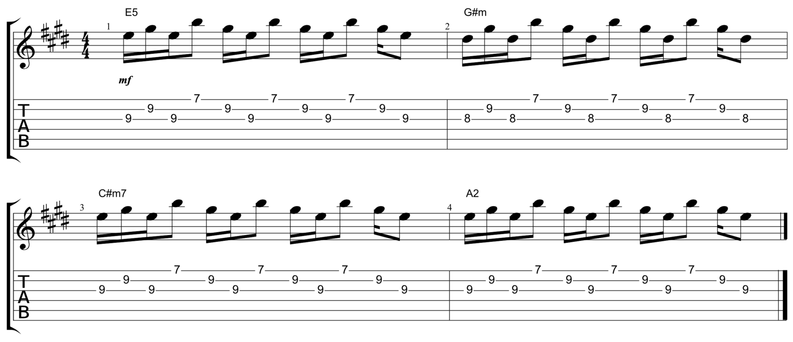 Acoustic Verse Picking